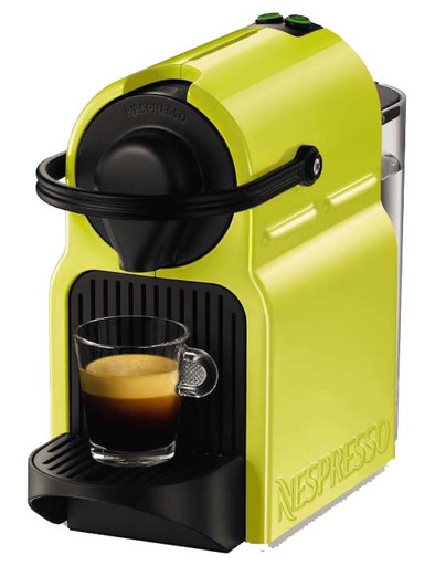 Krups Nespresso Inissia Lime Yellow XN1002 is nooit meer leverbaar