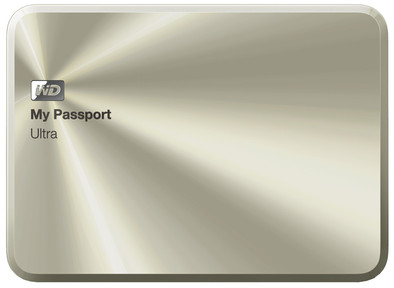 WD My Passport Ultra Anniversary Edition 2 TB Goud is nooit meer leverbaar