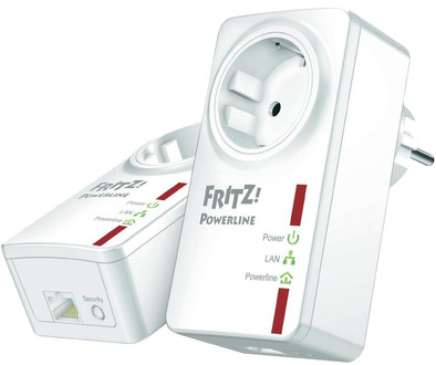 AVM FRITZ!Powerline 530E Set International Geen WiFi 500 Mbps 2 adapters is nooit meer leverbaar