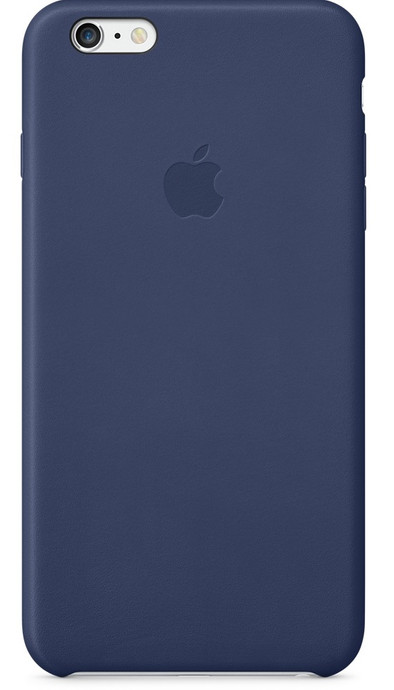 Apple Leather Case iPhone 6 Plus Blauw is nooit meer leverbaar