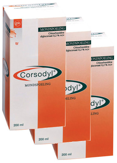 CORSODYL Mondspoeling is nooit meer leverbaar