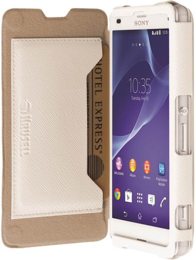 Krusell Malmo Book Case Sony Xperia Z3 Compact Wit is nooit meer leverbaar