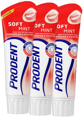 PRODENT Tandpasta soft mint is nooit meer leverbaar