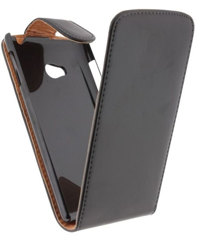 Xccess Leather Flip Case Nokia Lumia 735 Zwart is nooit meer leverbaar