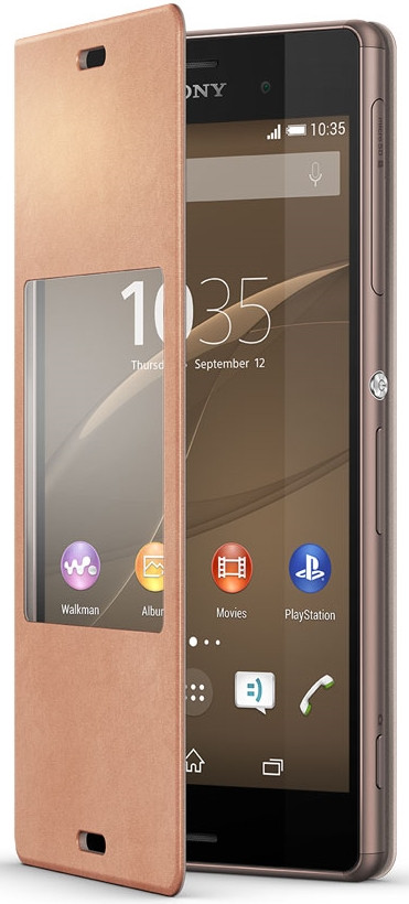 Sony Cover Stand Sony Xperia Z3 Bruin is nooit meer leverbaar