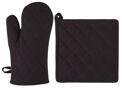 ZicZac Pannenlap + Ovenwant Zwart is nooit meer leverbaar