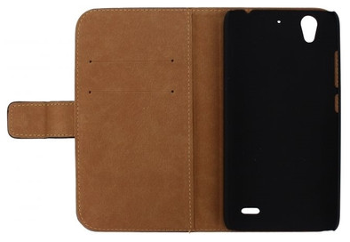 Mobilize Slim Wallet Book Case Huawei Ascend G620s Blauw is nooit meer leverbaar