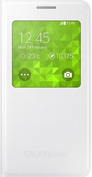Samsung Galaxy Alpha S View Cover Wit is nooit meer leverbaar
