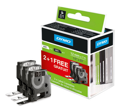 DYMO D1 Tapes Bundle-Pack is nooit meer leverbaar