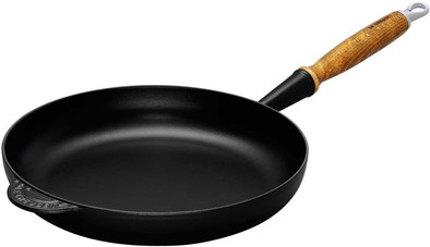 Le Creuset Gietijzeren Koekenpan 24 cm Zwart is nooit meer leverbaar