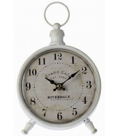 Riverdale Tafelklok Grand Café Wit 23cm is nooit meer leverbaar