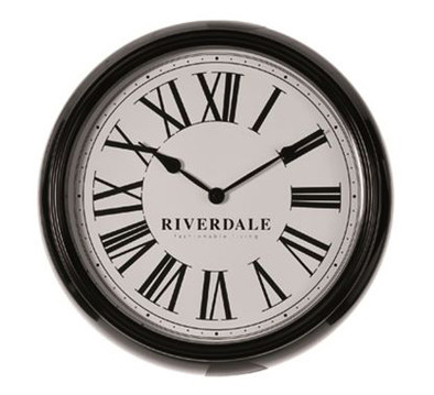 Riverdale Time Wandklok Zwart 38cm is nooit meer leverbaar