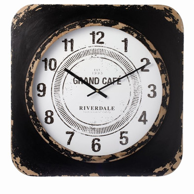 Riverdale Vintage Wandklok Zwart 60 cm is nooit meer leverbaar