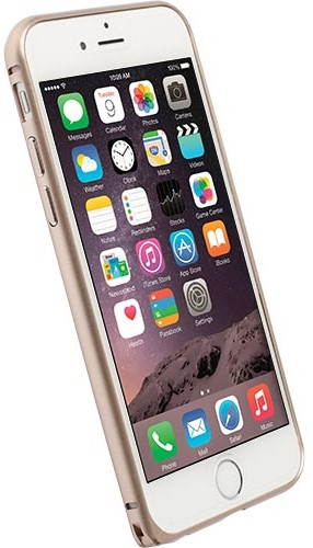 Krusell Sala AluBumper Apple iPhone 6 Plus/6s Plus Goud is nooit meer leverbaar