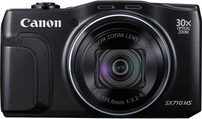 Canon PowerShot SX710 HS zwart | Coolblue | Compactcamera's