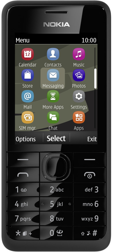 Nokia 301 Zwart is nooit meer leverbaar