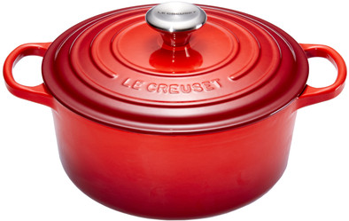 Le Creuset Ronde Stoof-/Braadpan 34 cm Kersenrood is nooit meer leverbaar