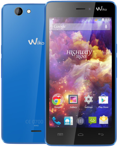 Wiko Highway Signs Blauw is nooit meer leverbaar