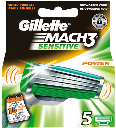 Gillette Mach 3 Power Sensitive scheermes is nooit meer leverbaar