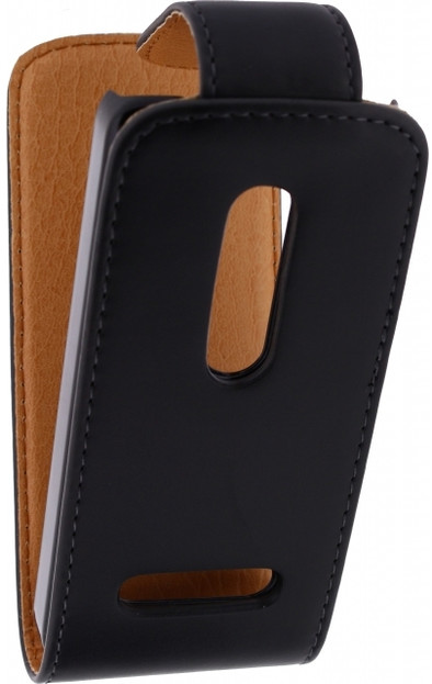 Xccess Leather Flip Case Nokia 301 Zwart is nooit meer leverbaar