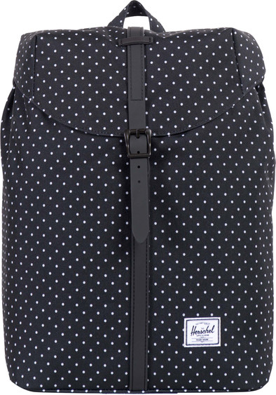 Herschel Post Polka Dot Small/Black Rubber is nooit meer leverbaar