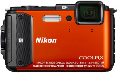 Nikon Coolpix AW130 oranje is nooit meer leverbaar