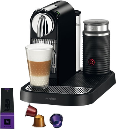 Magimix Nespresso CitiZ & Milk M190 Zwart | Coolblue | Cup- en