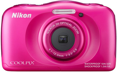 Nikon Coolpix S33 roze is nooit meer leverbaar