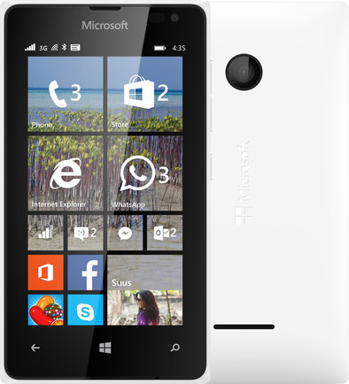 Microsoft Lumia 435 Wit is nooit meer leverbaar
