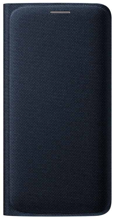 Samsung Galaxy S6 edge Wallet Canvas Zwart is nooit meer leverbaar