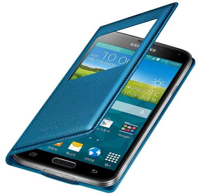 Samsung Galaxy S5 S View Cover Blue is nooit meer leverbaar