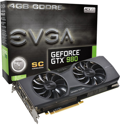 EVGA GeForce GTX 980 Superclocked ACX 2.0 is nooit meer leverbaar