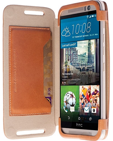 Krusell Book Case Kiruna HTC One M9 Bruin is nooit meer leverbaar