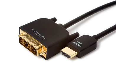 iWires DVI-D Single Link Plug to HDMI 2 meter is nooit meer leverbaar