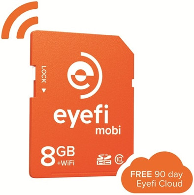 EyeFi Mobi SDHC 8GB is nooit meer leverbaar