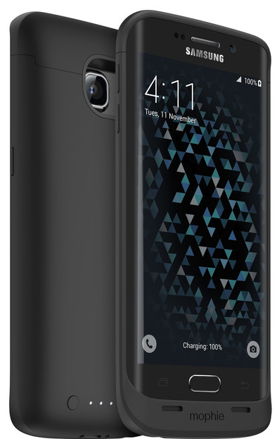 mophie Juice Pack Samsung Galaxy S6 edge Zwart is nooit meer leverbaar