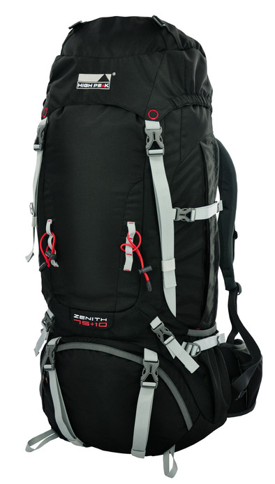High Peak Zenith 75+10L Black is nooit meer leverbaar