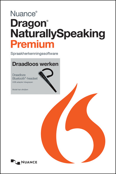 Nuance Dragon NaturallySpeaking Premium 13.0 Wireless is nooit meer leverbaar