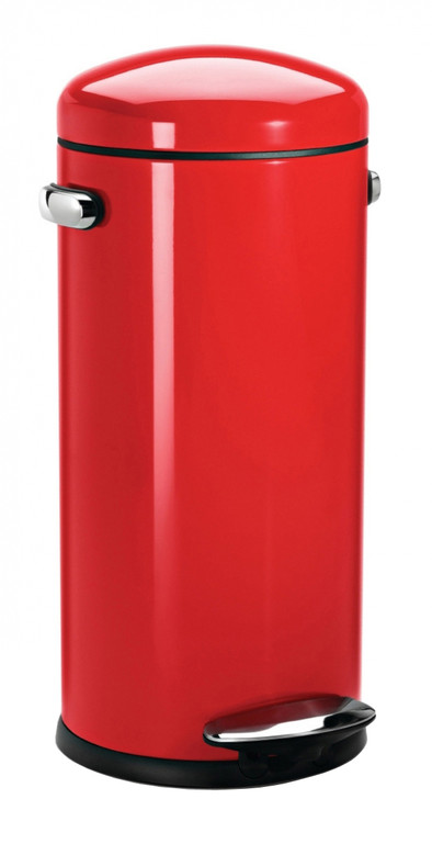 Simplehuman Retro Stepcan 30 Liter Rood is nooit meer leverbaar