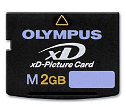 Olympus XD 2 GB Type M is nooit meer leverbaar