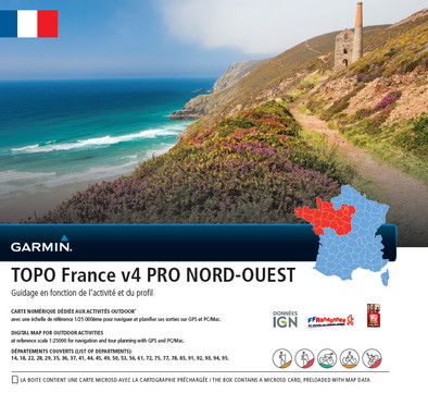 Garmin Topo Frankrijk Noordwest V4 Pro microSD is nooit meer leverbaar