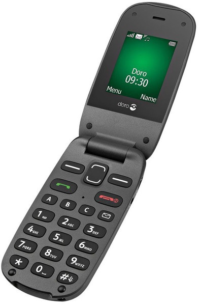 Doro PhoneEasy 606 senioren telefoon zwart is nooit meer leverbaar