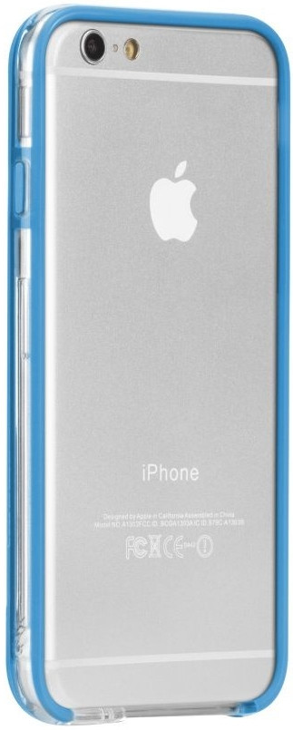 Case-mate Tough Frame Bumper Case iPhone 6/6s Clear/Blauw is nooit meer leverbaar