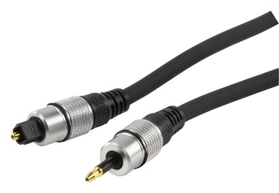 HQ High End Optische Kabel Toslink naar mini-Toslink 2,5 Meter is nooit meer leverbaar