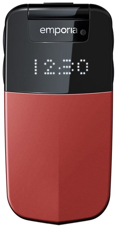 Emporia Glam senioren telefoon rood is nooit meer leverbaar
