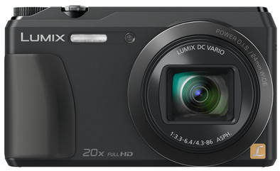 Panasonic Lumix DMC-TZ55 zwart is nooit meer leverbaar