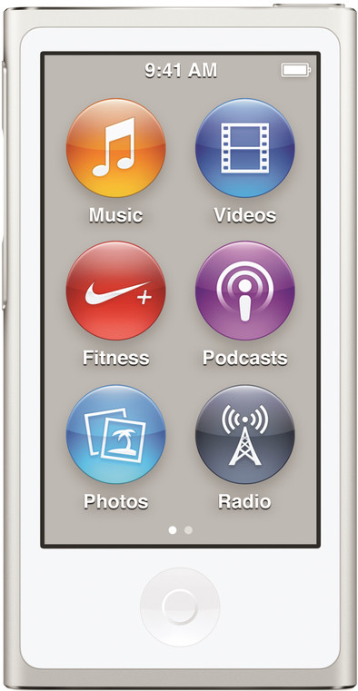 Apple iPod Nano 16GB Zilver is nooit meer leverbaar