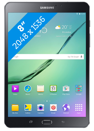 Samsung Galaxy Tab S2 8'' 32GB Zwart is nooit meer leverbaar