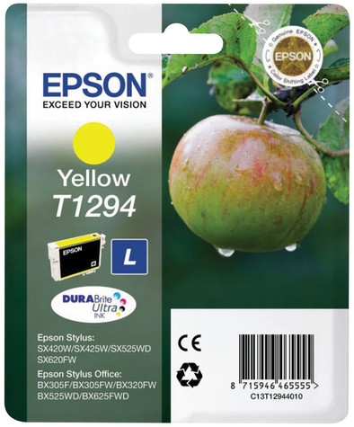Epson T1294 Large Ink Cartridge Yellow (Yellow) C13T12944011 is no longer available