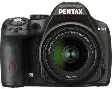 Pentax K-50 + DA L 18-55mm f/3.5-5.6 AL WR is nooit meer leverbaar